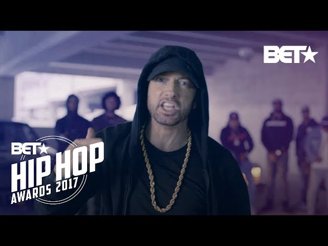 Eminem Rips Donald Trump In BET Hip Hop Awards Freestyle Cypher class=