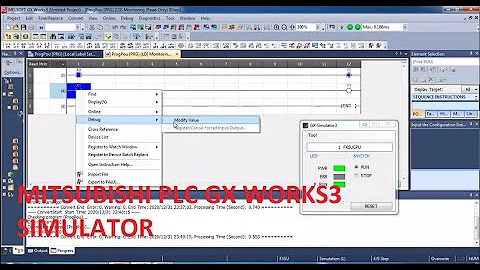 GETTING STARTED WITH MITSUBISHI PLC  GX WORKS3 SIMULATOR STEP-BY-STEP