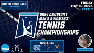 2024 NCAA Tournament: Super Regionals CrossCourt Cast | Feed 1 [Men's & Women's College Tennis]