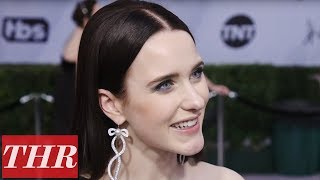 'The Marvelous Mrs. Maisel' Star Rachel Brosnahan Talks Early Career \& Superstitions | SAG Awards