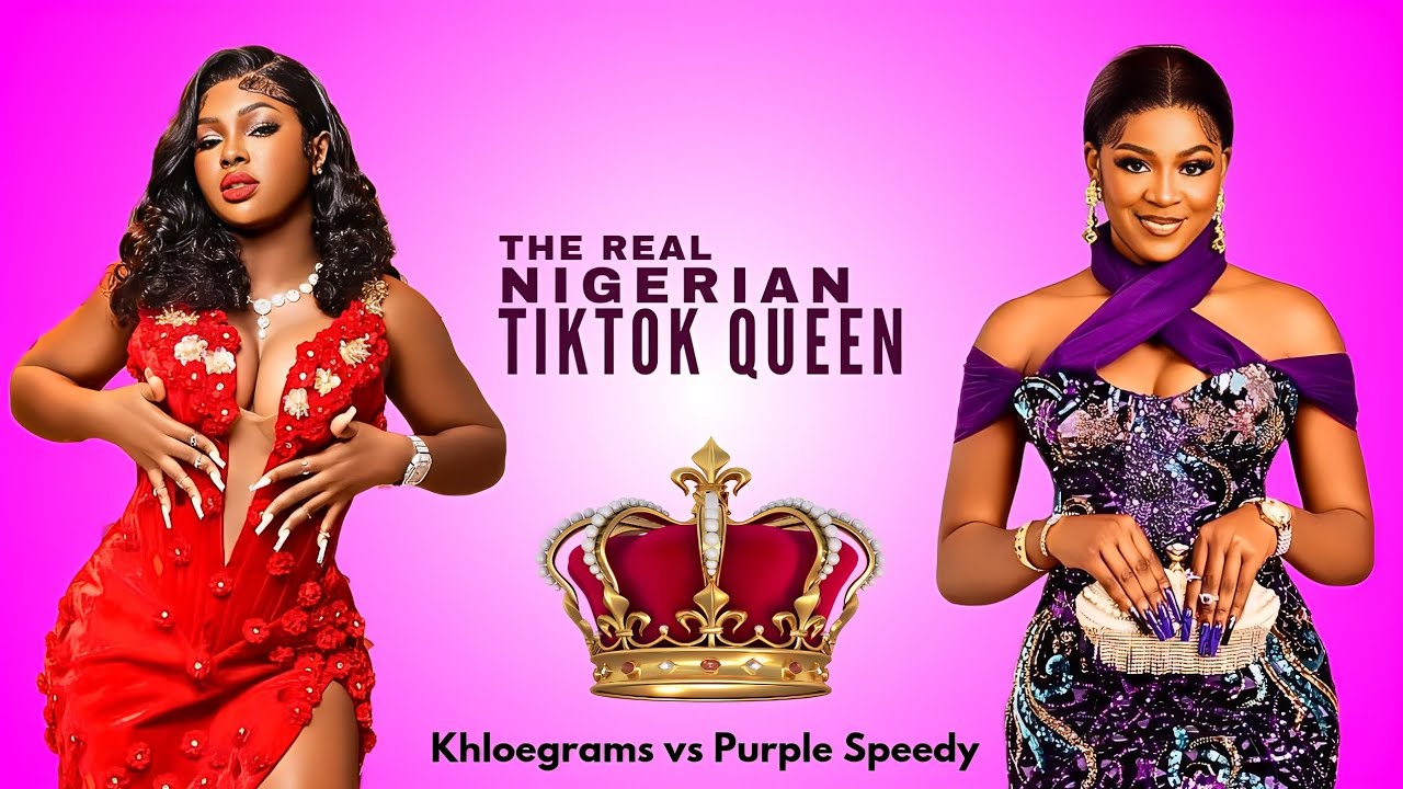Who Is The Queen Of TikTok In Nigeria? Purple Speedy Vs Khloes_Gram #tiktok  