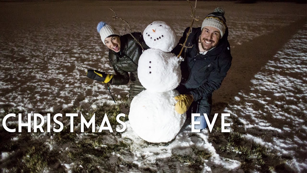 Christmas Eve Movie Fort and First Snow of the Season! YouTube