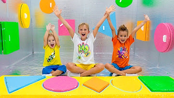 Vlad and Niki Inside the Magic Cube Challenge