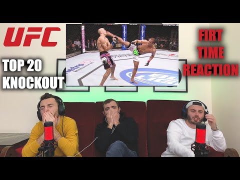 Ufc Top 20 Knockouts | Insane x Brutal Moments !! | First Time Reaction