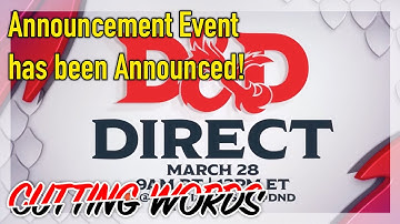 D&D Direct 2023 Announcement!
