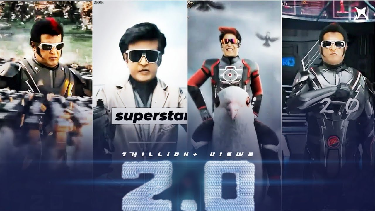 Rajinikanth Full Screen WhatsApp Status!2.0!Song status! Attitude WhatsApp Status! Jaypal Singh
