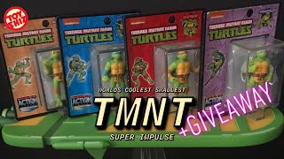 WORLDS COOLEST (smallest) TMNT FIGURES by Super Impulse +GIVEAWAY