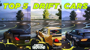 Top 5 Drift Cars in Need for Speed Unbound