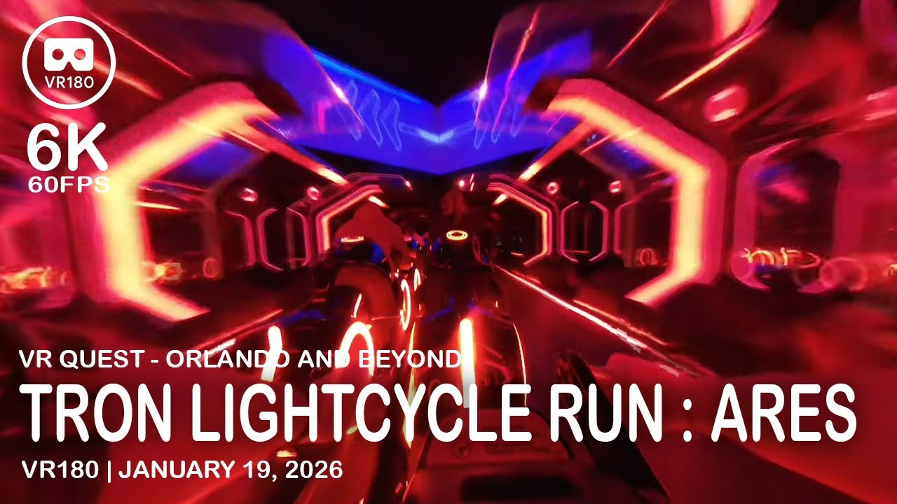 TRON Lightcycle / Run : ARES - VR180 - 60 FPS