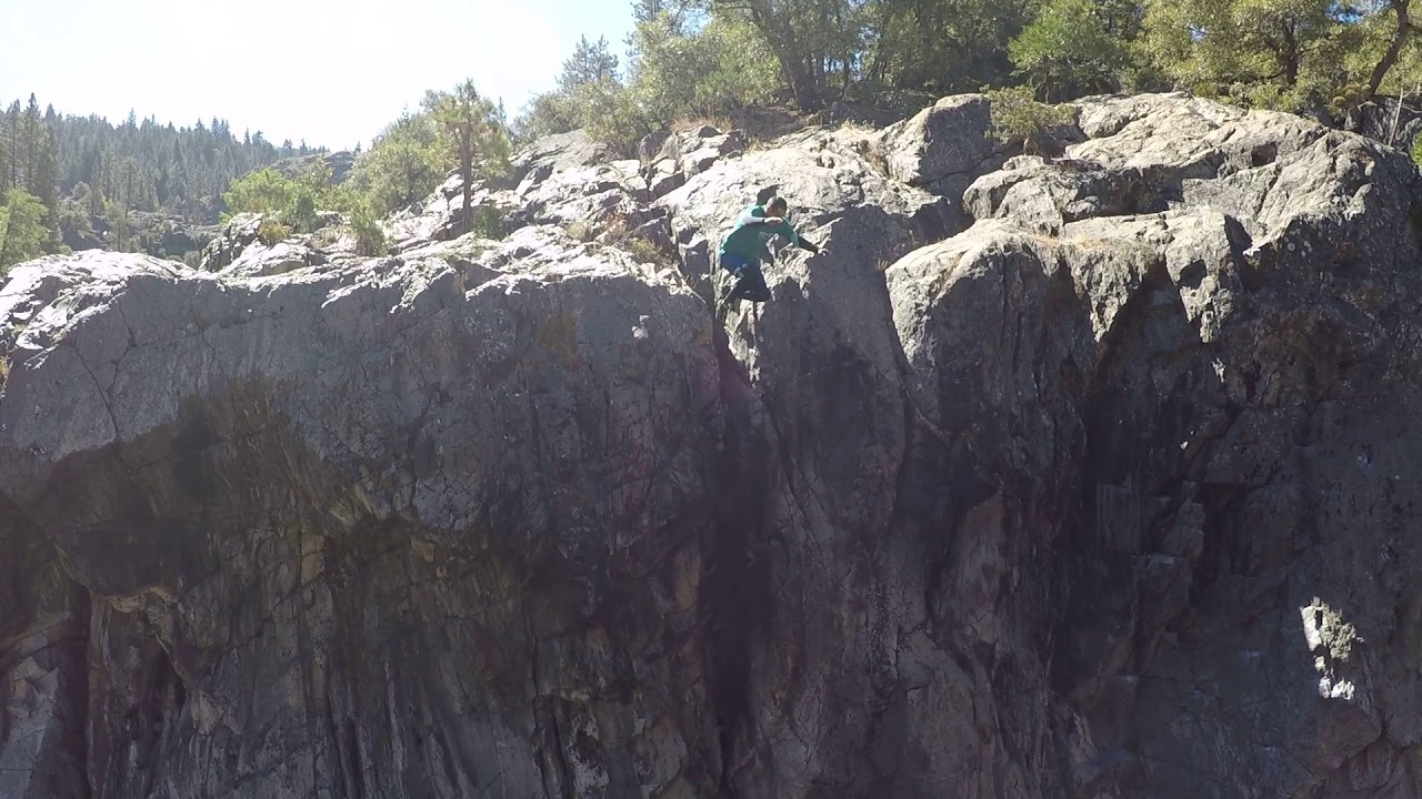 Waterfall Cliff Jump Yuba River YouTube