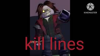 The shining slasher voice lines and sfx forsaken