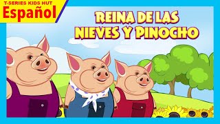 Los tres  Cerditos (Español) | LOS 3 CERDITOS Y LOS TRES LOBITOS - CUENTOS INFANTILES