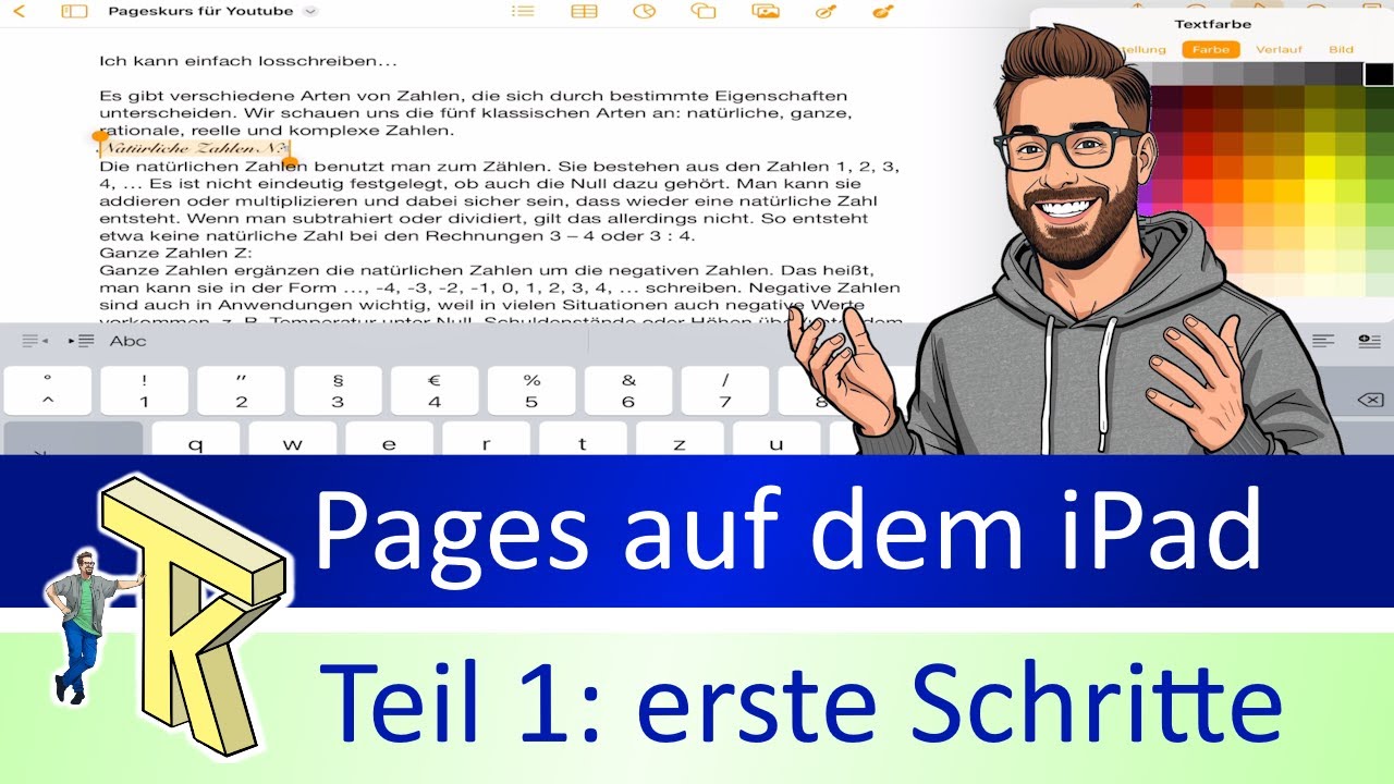 Pages auf dem iPad - Teil 1: erste Schritte