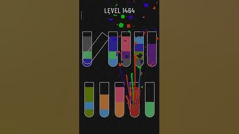 Water sort puzzle level 1464