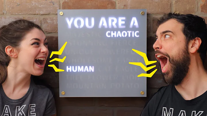 Yell-Controlled Motivational Poster