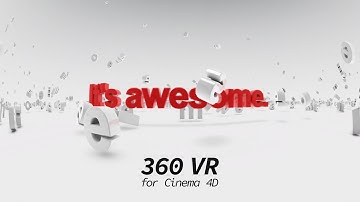 360 VR for Cinema 4D - Virtual Reality videos with no plug-ins