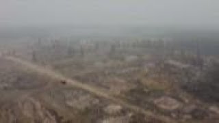 Residents lose all in wildfire-hit Russia village