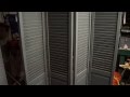How To Make a Chalkboard Privacy Screen From Old Closet Doors How To Make a Chalkboard Privacy Screen From Old Closet Doors
