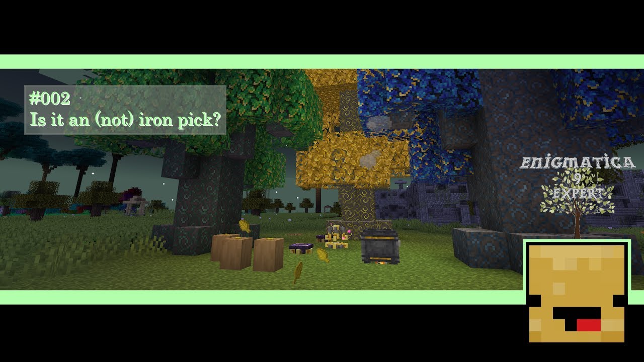 E9e Enigmatica 9: Expert | Is it an (not) iron pick? | E9E #002 - YouTube