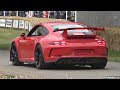 2017 Porsche 991.2 GT3 Facelift Doing Launch Control Accelerations &amp; Fly Bys!