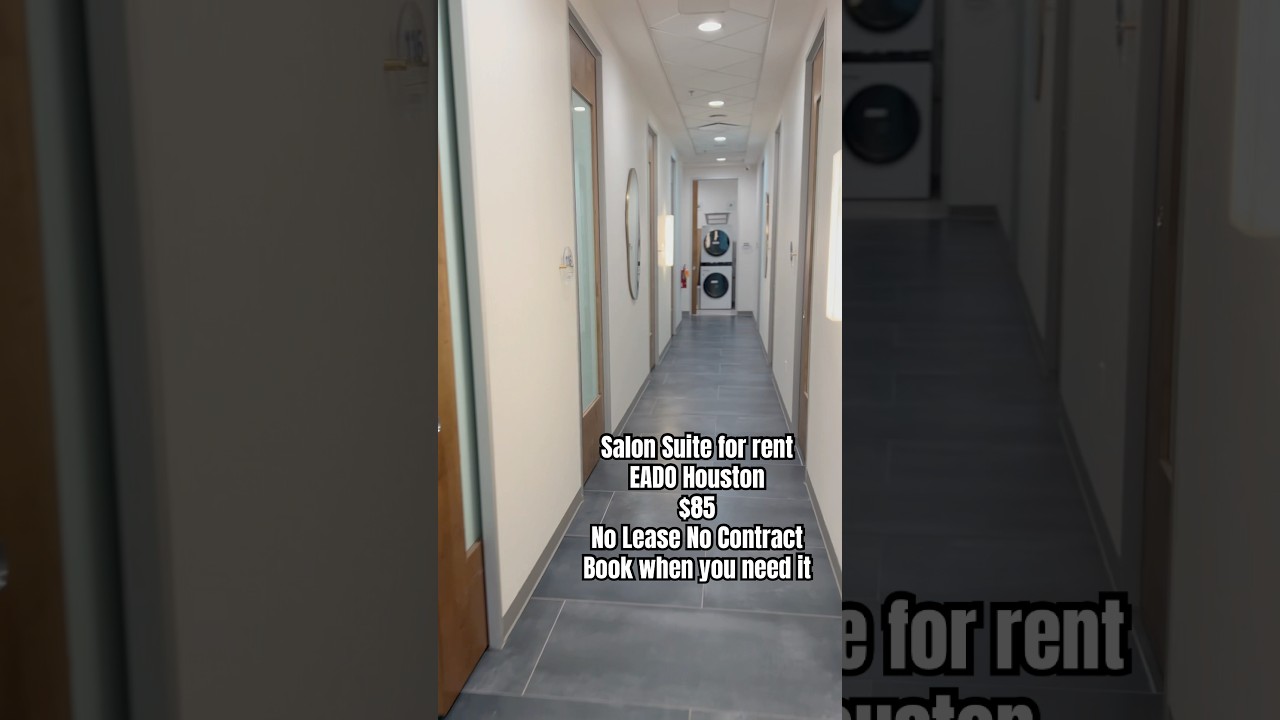 Salon Suite for Rent $85 East Downtown Houston Tx! no Lease no contract !! Download MeetSpa App