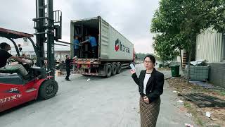 Electric Cylinder Lifting System Truss Loading &amp; Container Export | Factory Shipment Process