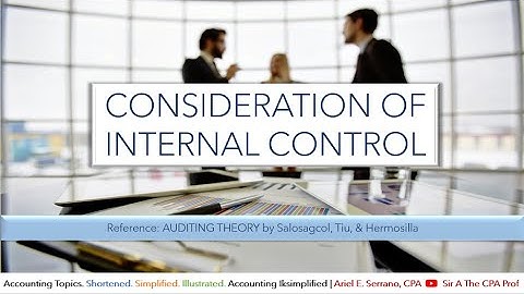 Consideration of Internal Control | Hermosilla, Tiu, Salosagcol