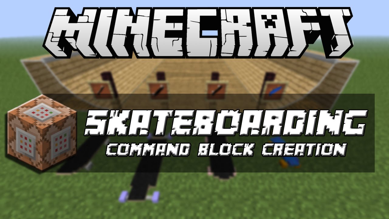 pix How To Build A Skateboard In Minecraft skateboarding in minecraft minecraft command block creation
