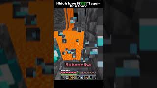 Which Type Of MC player are you?? #shorts #minecraft #jiffy #dream #mcpe