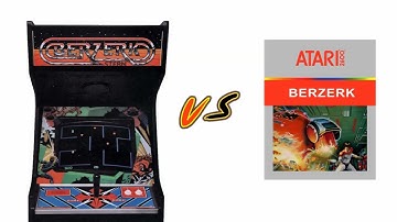 Berzerk Game Comparison: Arcade vs Atari 2600