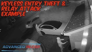 Mercedes Stolen in 60 sec - Keyless Entry Theft \& Relay Attack