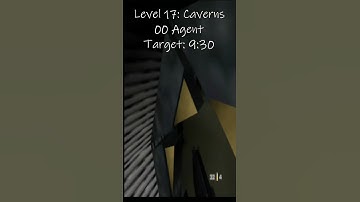 GoldenEye 64: Beating Caverns under 9:30 on 00 Agent unlocking 2x RC-P90 #shorts #short #goldeneye