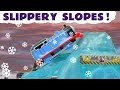 Thomas & Friends Trackmaster Slippery Slopes snow train rescue by Paw Patrol pups toy story