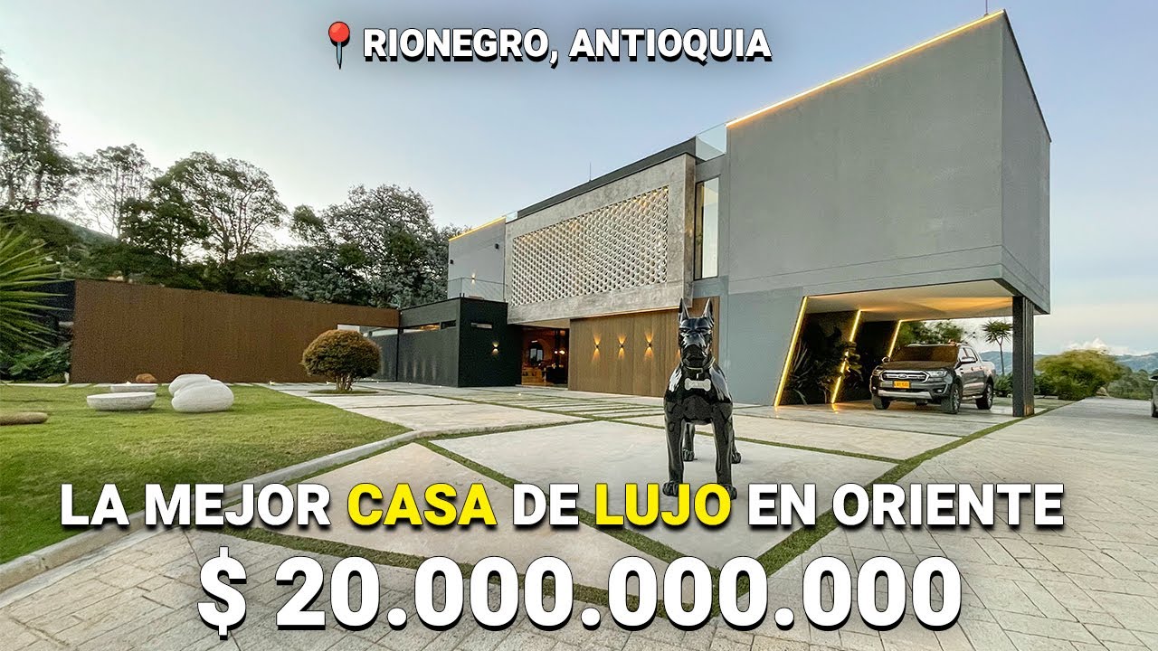 Recorre la mejor casa de LUJO a pocos minutos de MEDELLÍN, COLOMBIA.