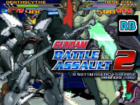 2002 [60fps] PS Gundam Battle Assault 2 Deathscythe ALL