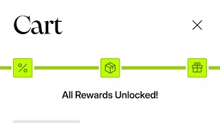 Instant Update: Multi-tier Cart Reward Bar