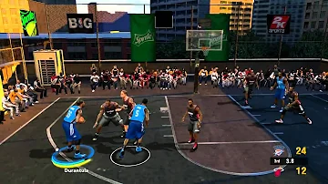 Heat vs Thunder - WIP NBA Street 2K14 Mod for PC (Raw Gameplay)