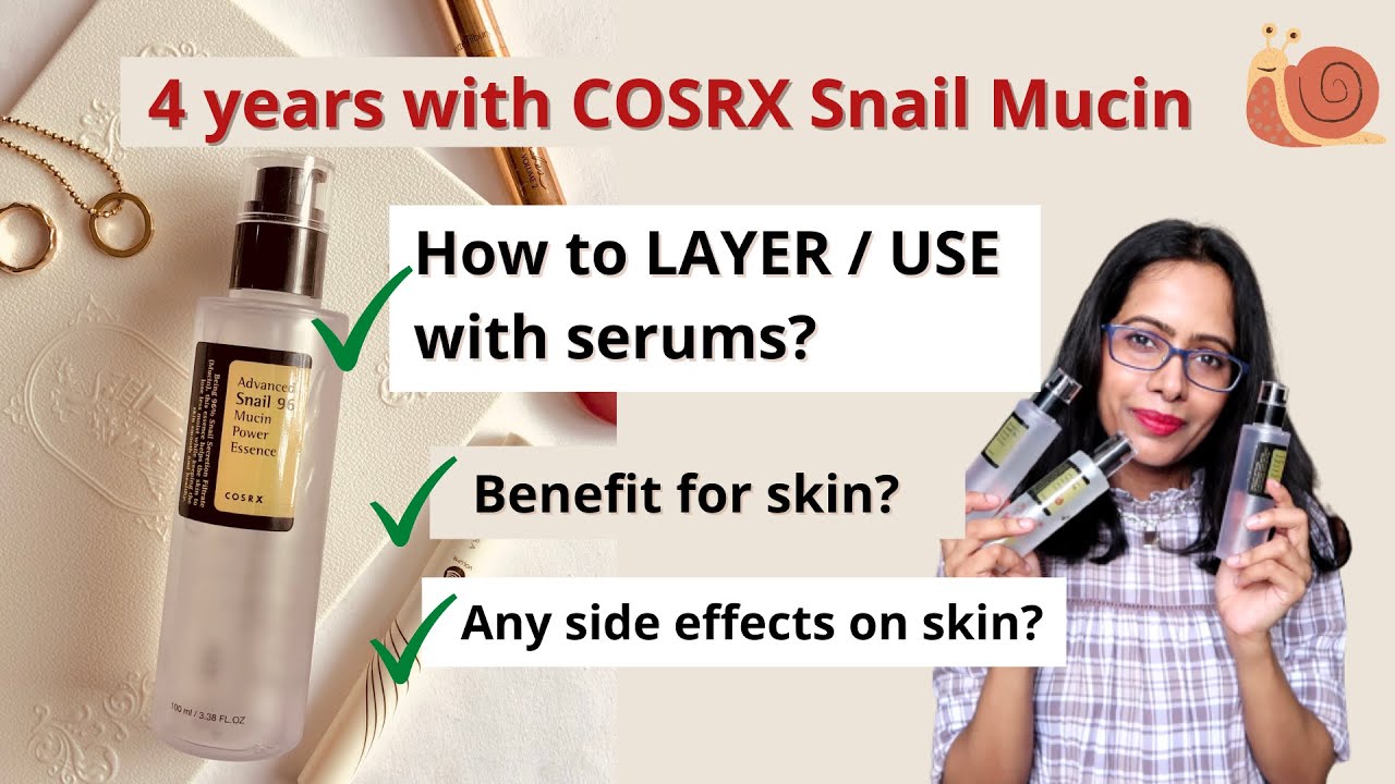 How to LAYER & USE Cosrx Snail Mucin Essence with serums (Vitamin c