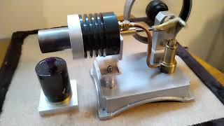 Stirling engine afternoon run.