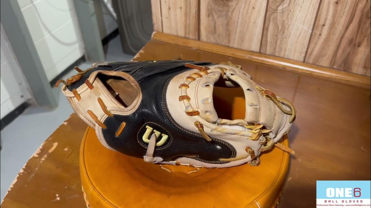 Wilson A2000 Catchers Mitt Full Relace YouTube
