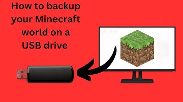 How To Easily Backup Your Minecraft World On a USB drive(Step by Step)