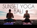BALI SUNSET YOGA on BLACK SAND BEACH - BALITREES YOGA RETREAT