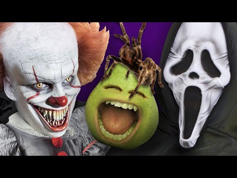 Annoying Orange - The Scare Pear Challenge Supercut (1-4)