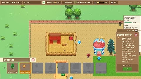 Capybara enclosure 3rd video for Let’s Build a Zoo!