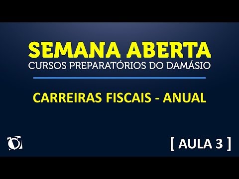 Concursos Carreiras Fiscais - Anual | Aula 3 Curso - Semana Aberta Damásio como estudar para concursos com filhos pequenos