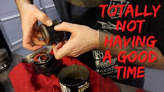 I cut open my oil filter and it turns into a DISASTER