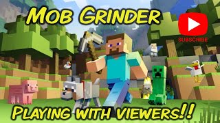 How to build a mob grinder in minecraft bedrock