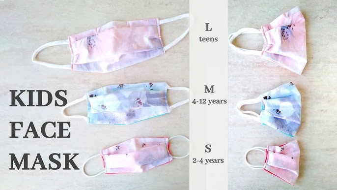 DIY Kids Face Mask Sewing Tutorial + Free Pattern // Child Mask / Sizes S (2-4), M (4-12), L (teens) - YouTube diy-kids-face-mask-sewing-tutorial-free-pattern-child-mask-sizes-s-2-4-m-4-12-l-teens-youtube