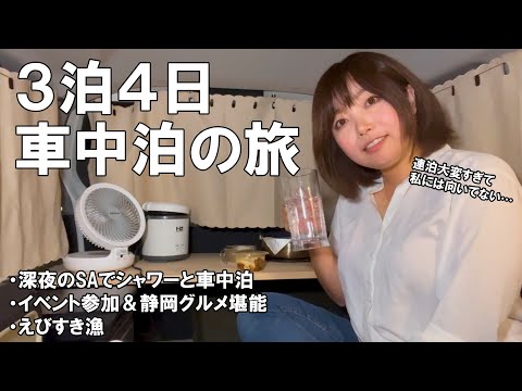 連泊に向いてないことに気づいた女の車中泊【岡崎サービスエリア】