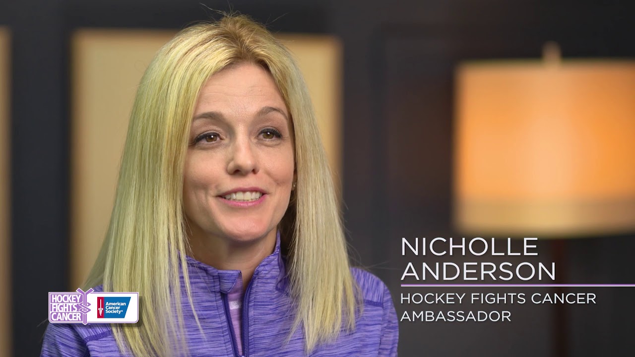 Nicolle Anderson - Hockey Fights Cancer Ambassador skin cancer spots
